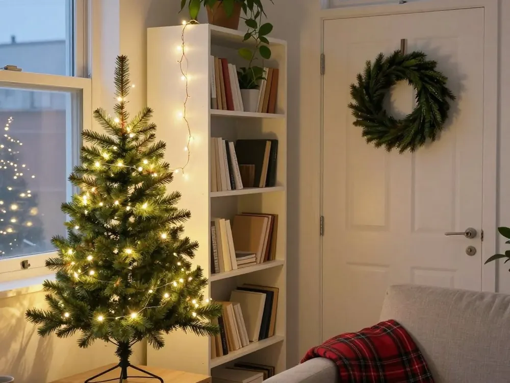 Christmas Decorations for Small Apartments: Festive, Renter-Safe Picks That Store Flat