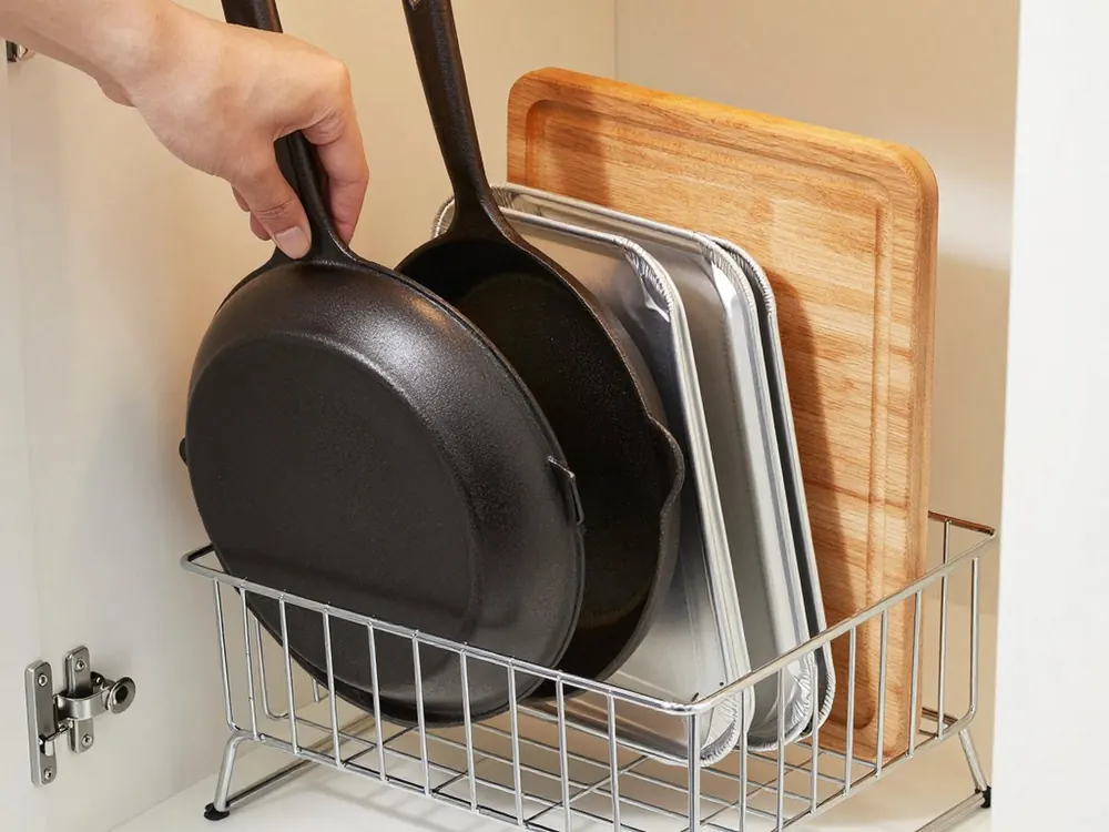 Pot and Pan Storage Ideas for Small Kitchens: 10 Renter-Safe Buys That Stop the Cookware Avalanche