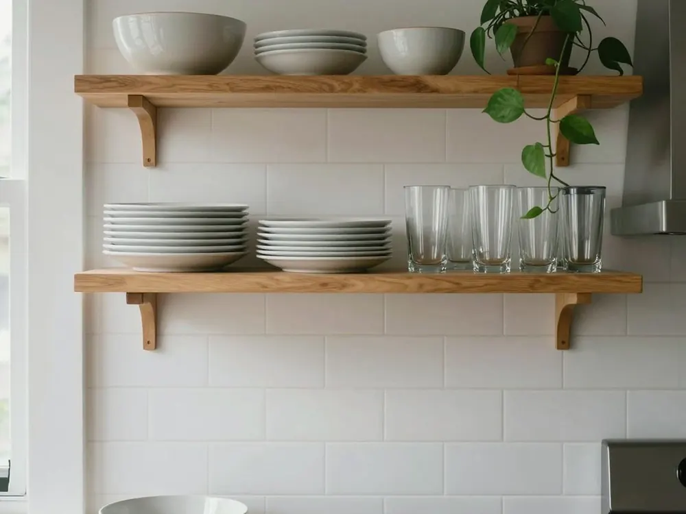 Small Kitchen Open Shelving Organization Ideas: 10 Renter-Safe Buys That Actually Fit